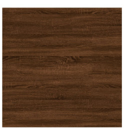 Étagères murales 4 pcs chêne marron 40x50x1,5cm bois ingénierie