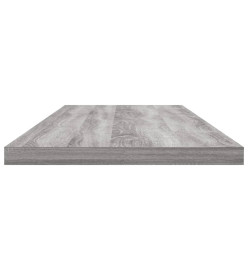 Étagères murales 4 pcs sonoma gris 80x20x1,5 cm bois ingénierie