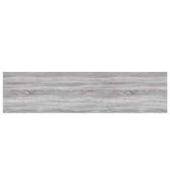 Étagères murales 4 pcs sonoma gris 80x20x1,5 cm bois ingénierie