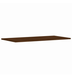 Étagères murales 4 pcs chêne marron 80x40x1,5cm bois ingénierie