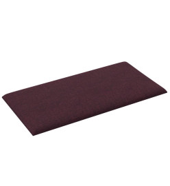 Panneaux muraux 12 pcs Violet 60x30 cm Tissu 2,16 m²