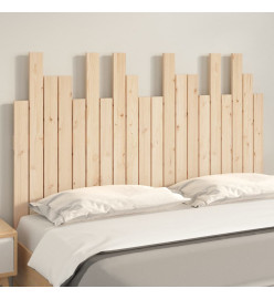 Tête de lit murale 127,5x3x80 cm Bois massif de pin