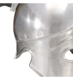 Casque de guerrier grec antique pour GN Argenté Acier