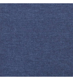 Cadre de lit Bleu 80x200 cm Tissu