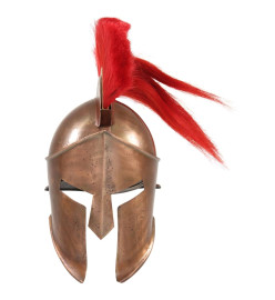 Casque de guerrier grec antique pour GN Cuivre Acier