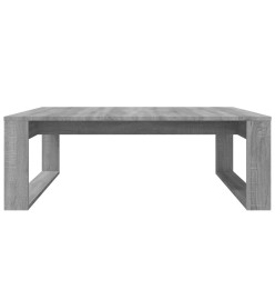 Table basse Sonoma gris 100x100x35 cm Bois d'ingénierie