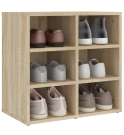 Armoire à chaussures Chêne Sonoma 52,5x30x50 cm