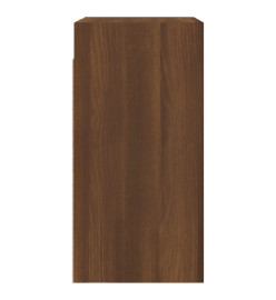 Meuble TV Chêne marron 30,5x30x60 cm Bois d'ingénierie