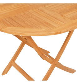 Ensemble à dîner de jardin 5 pcs Bois de teck massif