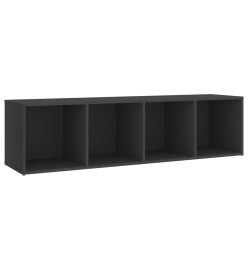 Ensemble de meubles TV 5 pcs Gris Aggloméré