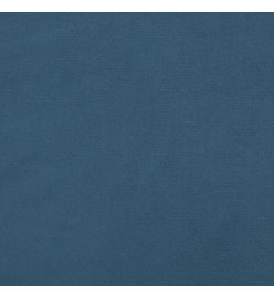 Têtes de lit 2 pcs Bleu foncé 100x5x78/88 cm Velours