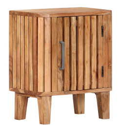 Table de chevet 40 x 30 x 50 cm Bois d'acacia massif