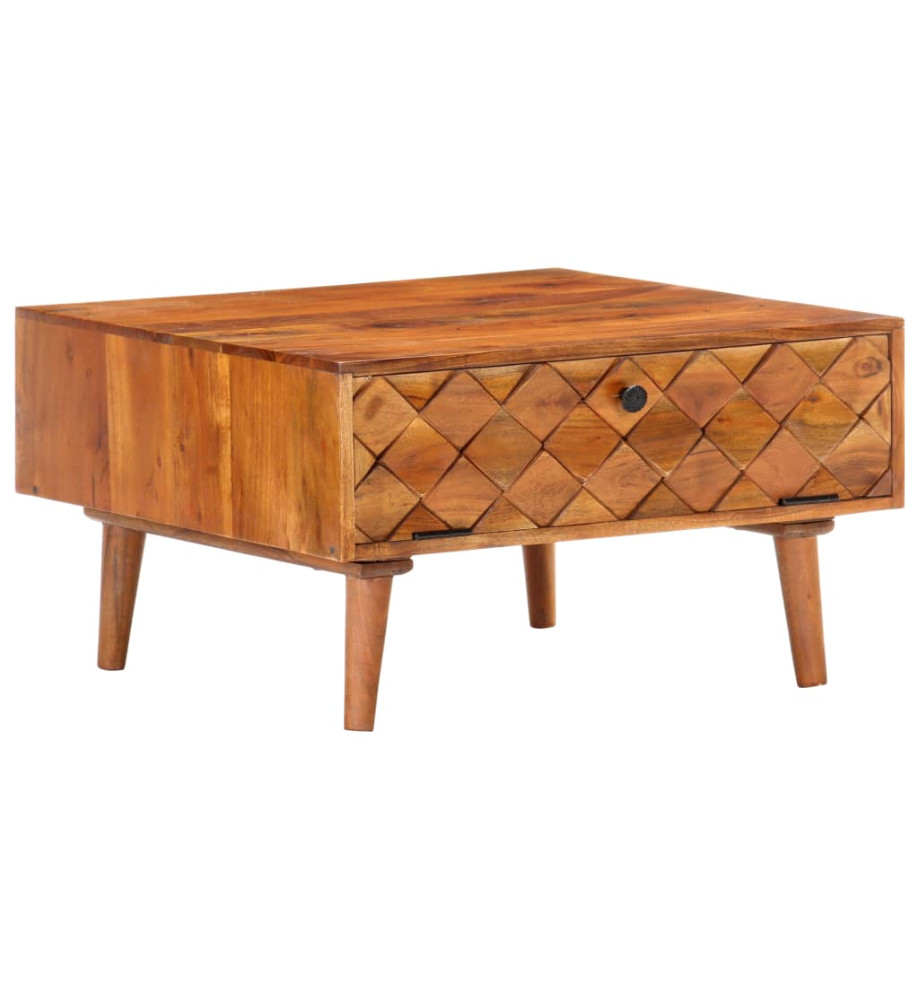 Table basse 68x68x38 cm Bois d'acacia solide