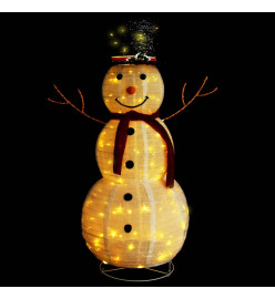 Figurine de bonhomme de neige de Noël à LED Tissu 120 cm