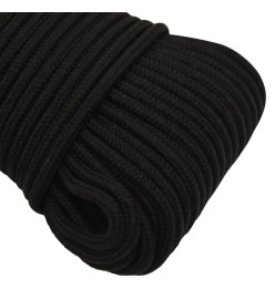 Corde de travail Noir 5 mm 500 m Polyester