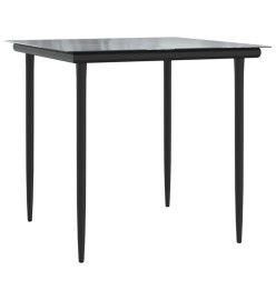 Ensemble à manger de jardin et coussins 5 pcs gris clair rotin