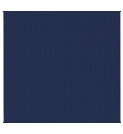 Couverture lestée Bleu 220x240 cm 15 kg Tissu