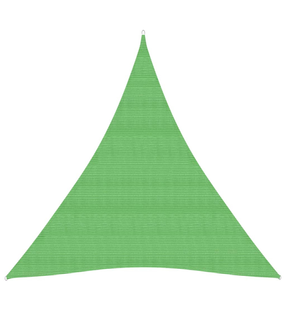 Voile d'ombrage 160 g/m² Vert clair 5x6x6 m PEHD