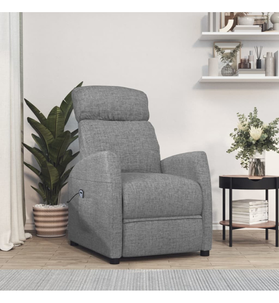 Fauteuil Gris clair Tissu