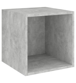 Armoire murale Gris béton 37x37x37 cm Aggloméré