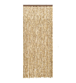 Moustiquaire Beige et marron 56x185 cm Chenille