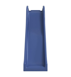 Toboggan de jeu bleu 174x38 cm polypropylène