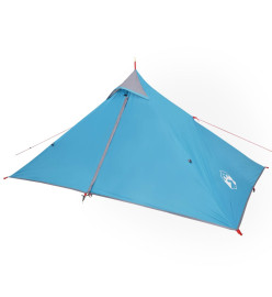 Tente de camping 1 personne bleu 255x153x130 cm taffetas 185T