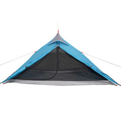 Tente de camping 1 personne bleu 255x153x130 cm taffetas 185T