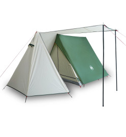 Tente de camping 3 personnes vert 465x220x170 cm taffetas 185T