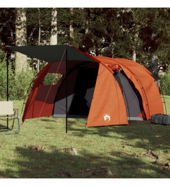 Tente de camping 4 personnes 420x260x153 cm taffetas 185T