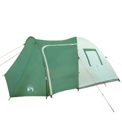 Tente de camping 6 personnes vert 466x342x200 cm taffetas 185T