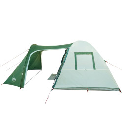 Tente de camping 6 personnes vert 466x342x200 cm taffetas 185T