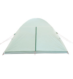 Tente de camping 6 personnes vert 466x342x200 cm taffetas 185T