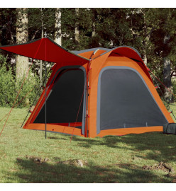 Tente de camping 4 personnes 240x221x160 cm taffetas 185T