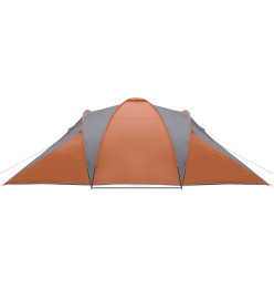 Tente de camping 6 personnes 576x238x193 cm taffetas 185T