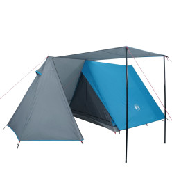 Tente de camping 3 personnes bleu 465x220x170 cm taffetas 185T