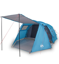 Tente de camping 4 personnes bleu 420x260x153 cm taffetas 185T