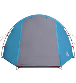 Tente de camping 4 personnes bleu 420x260x153 cm taffetas 185T