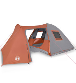 Tente de camping 6 personnes 466x342x200 cm taffetas 185T