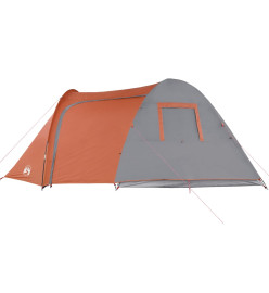 Tente de camping 6 personnes 466x342x200 cm taffetas 185T