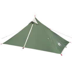 Tente de camping 1 personne vert 255x153x130 cm taffetas 185T