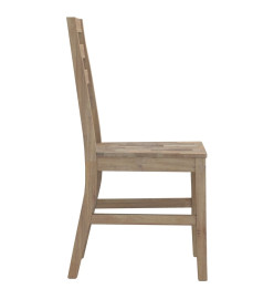 Ensemble de salle à manger 5 pcs Bois d'acacia solide