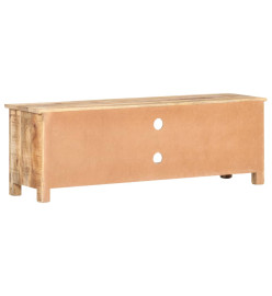 Meuble TV 120x30x40 cm Bois de manguier brut