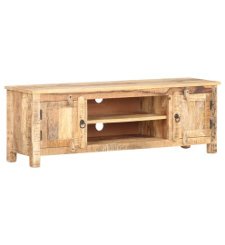 Meuble TV 120x30x40 cm Bois de manguier brut