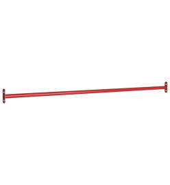 Barre de retournement 125 cm Acier Rouge