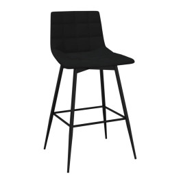 Tabouret de bar Noir Velours