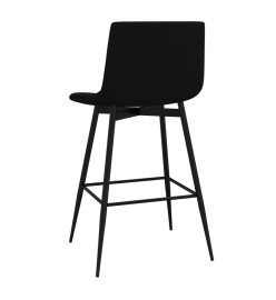 Tabouret de bar Noir Velours