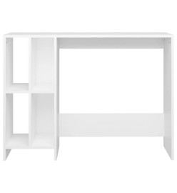 Bureau d'ordinateur portable Blanc 102,5x35x75 cm Aggloméré