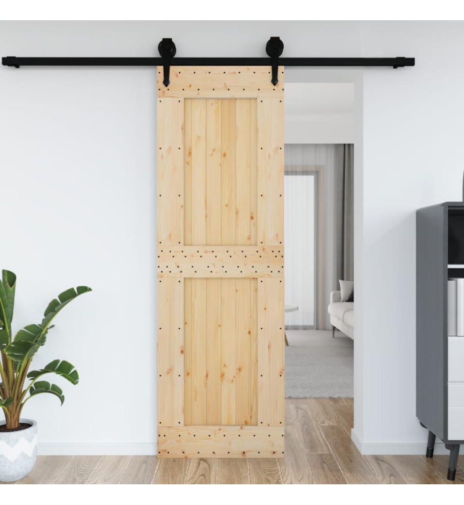 Porte NARVIK 70x210 cm bois massif de pin