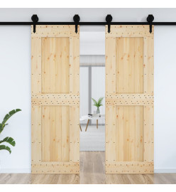 Porte NARVIK 70x210 cm bois massif de pin